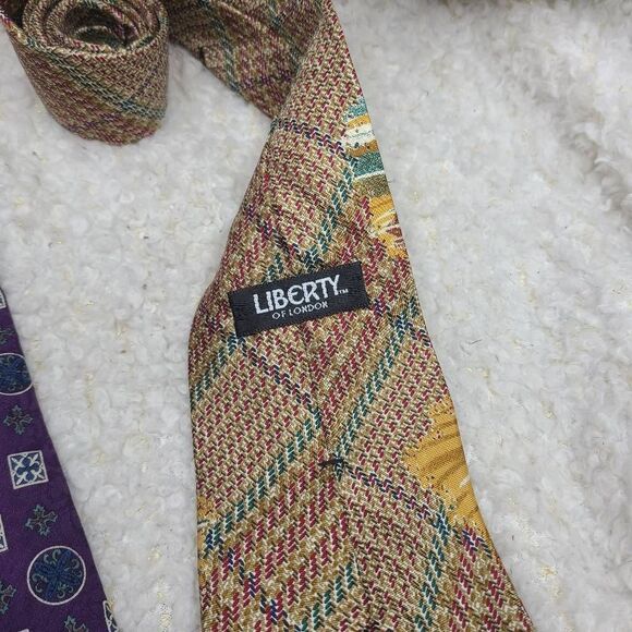 Liberty of London Vintage Silk‎ Tie Lot - Picture 2 of 4